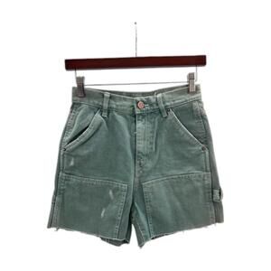 Urban Outfitters Sage Green Carpenter Jean Shorts